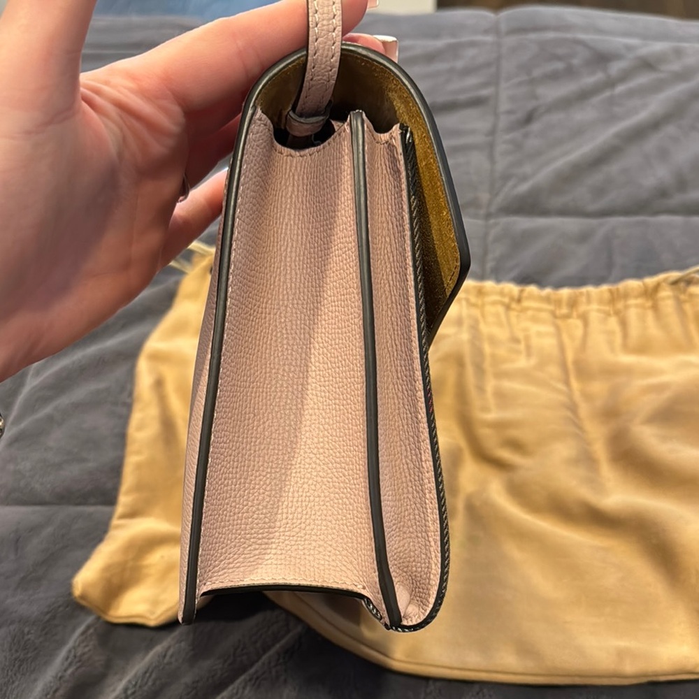 Burberry Derby Calfskin House Check Macken Crossbody Bag Pale Orchid *BRAND NEW* - Picture 4 of 9